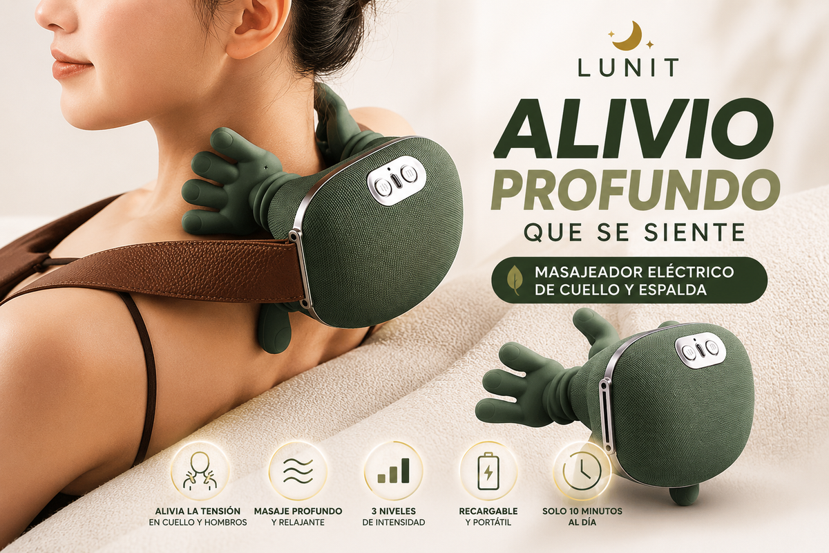 Masajeador Eléctrico de Cuello y Espalda