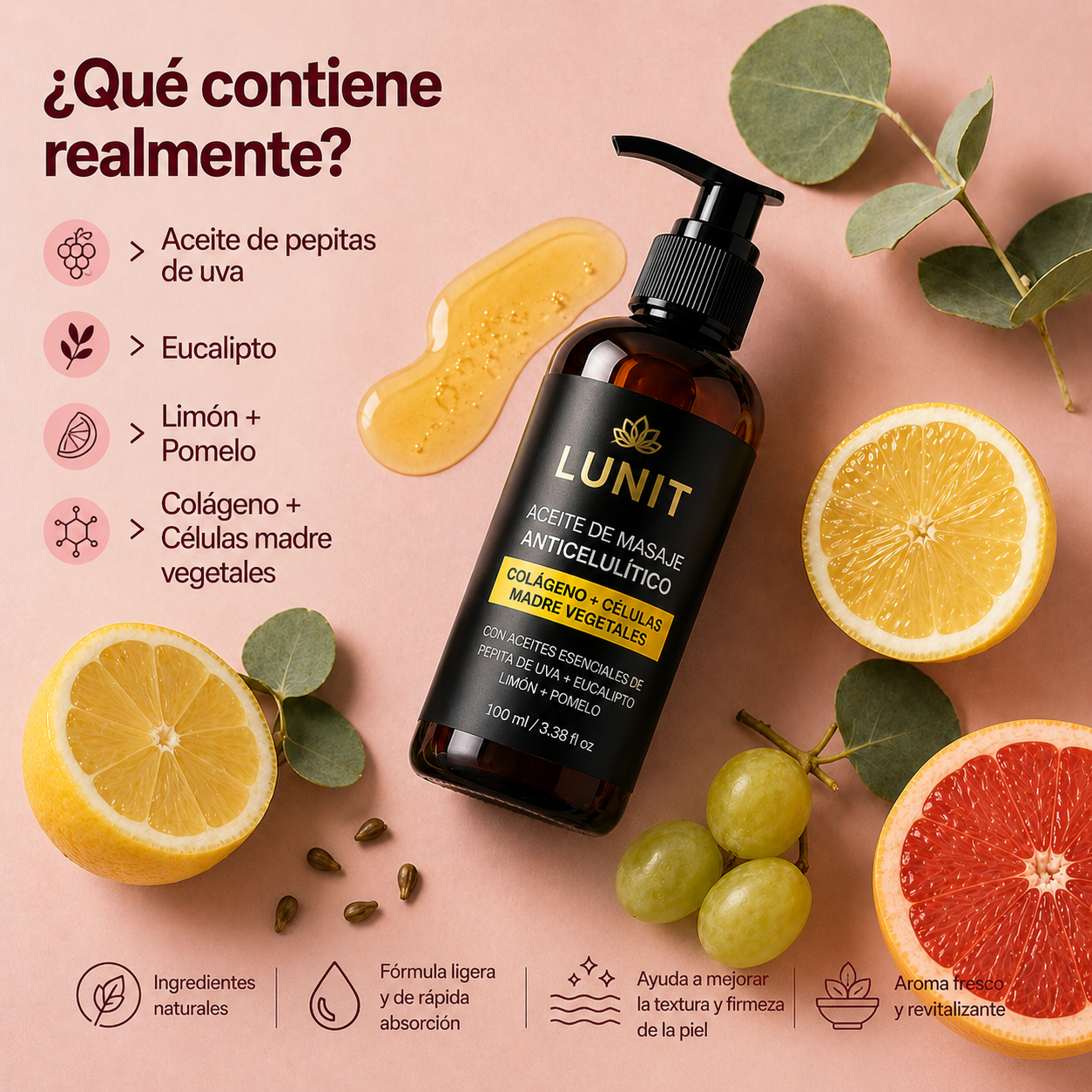 Aceite de masaje anticelulítico